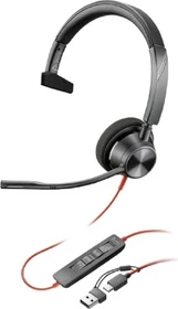 Poly Blackwire 3310, Microsoft, USB-C/A