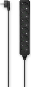 Hama Steckdosenleiste, 6-fach, 1.4m, schwarz