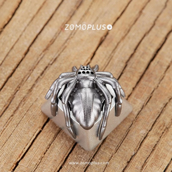 Zomoplus Fantastic Beasts Series Keycap Spinne, Aluminium, silber, 1 Taste