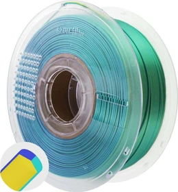 AzureFilm PLA Silk, Tri Color Peacock Bloom, Spule, 1.75mm