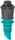 Gardena Micro-Drip-System Sprühdüse 360° 13mm, 5 Stück (13322)