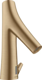 Hansgrohe Axor Starck Organic elektrische Waschbeckenarmatur mit Temperaturregulierung und Batterie brushed bronze