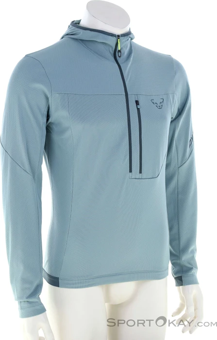 Dynafit Traverse Thermal Half-Zip Funktionsshirt langarm blue smoke (Herren)