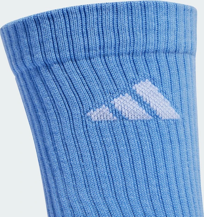 adidas Cushioned Crew Socken dark blue/royal blue/olive strata/pure ruby, 6 Paare