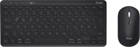 Trust Lyra Multi-Device Wireless Keyboard & Mouse Set, schwarz, USB/Bluetooth, DE