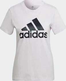 adidas Loungewear Essentials Logo T-Shirt kurzarm almost pink/black (Damen)