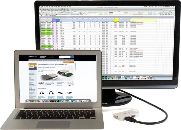 StarTech Mini DisplayPort auf HDMI/VGA/DVI Adapter, weiß