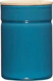 Riess Vorratsdose mit Eschenholzdeckel 565ml blue