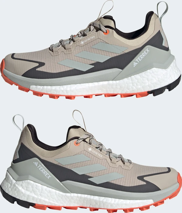 adidas Terrex Free Hiker 2.0 Low GTX wonder beige/core black/semi impact orange (Damen)