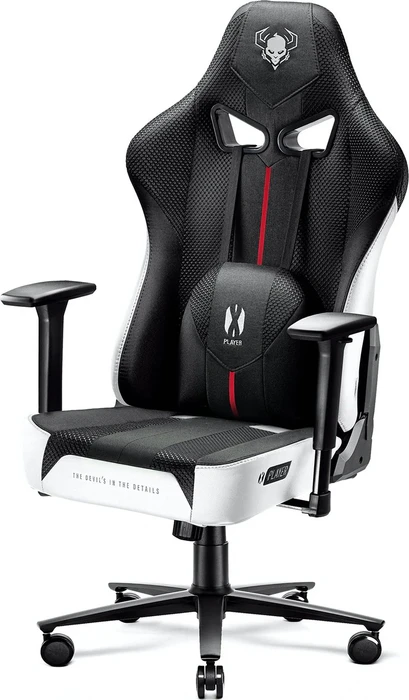 Diablo Chairs X-Player 2.0 Kids Gamingstuhl, schwarz/weiß