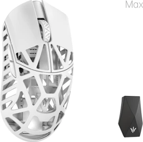 WLMouse Beast X Max Wireless 8K Magnesium Gaming Mouse, Solid Side + Omron Optical, weiß, USB