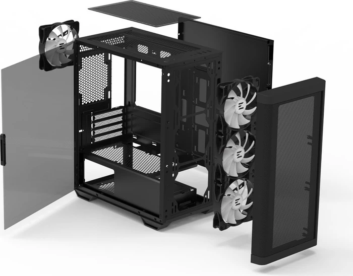 Zalman M4 Black, Glasfenster