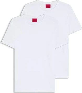 Hugo Boss Round 2er-Pack T-Shirt kurzarm weiß (Herren)