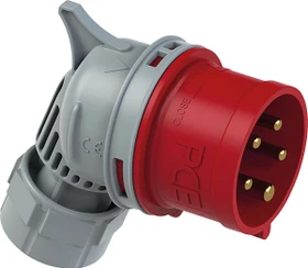 PCE Winkelstecker 32A 5p 6h IP44 Turbo Twist