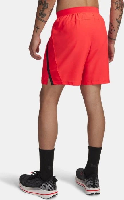 Under Armour Launch Laufhose kurz racer red/black/reflective (Herren)