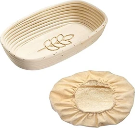 Westmark Gärkörbchen Ähre mit Bezug oval 34x20.5cm