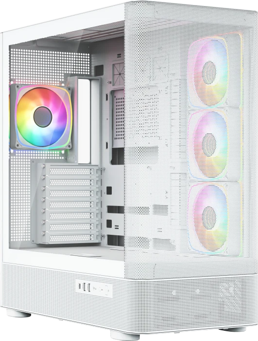 Modecom Volcano AQ300 ARGB White, Glasfenster