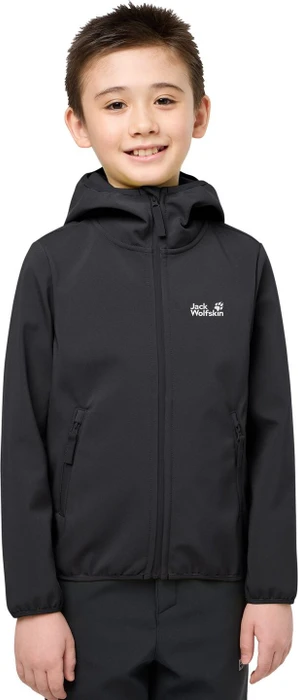 Jack Wolfskin Fourwinds Funktionsjacke schwarz (Junior)