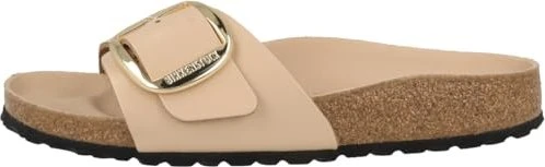 Birkenstock Madrid Big Buckle Naturleder Lack high shine new beige (Damen)