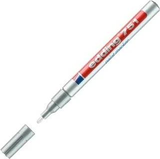 edding 751 Lackmarker silber, 10er-Pack