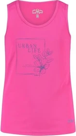 CMP Grafik Funktionsshirt ärmellos fuxia (Junior)