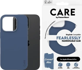 PanzerGlass Care Fashionable Case MagSafe für Apple iPhone 16 Pro Coronet Blue