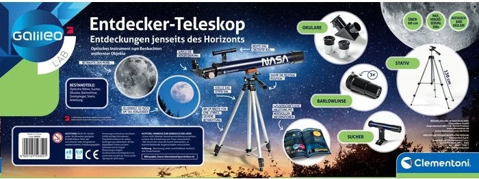 Clementoni Galileo Entdecker-Teleskop