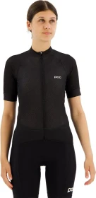 POC Essential Road Logo Trikot kurzarm uranium black/hydrogen white (Damen)