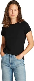 Calvin Klein Logo Elastic T-Shirt kurzarm ck black (Damen)