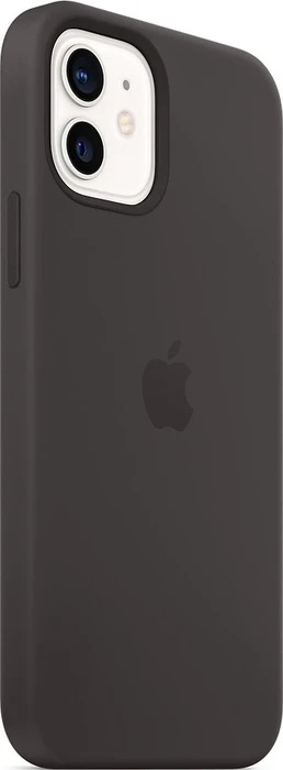 Apple Silikon Case mit MagSafe für iPhone 12/iPhone 12 Pro schwarz