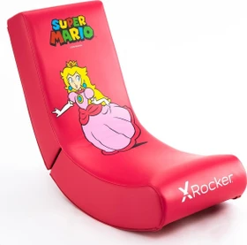 X Rocker Nintendo Super Mario Joy Collection Floor Rocker Gamingstuhl, Peach pink