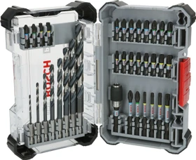 Bosch Professional PRO Impact Metal Bohrer-/Bits-Zubehörset inkl. Werkzeugbox, 35-tlg.