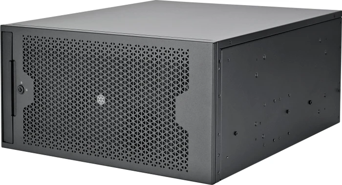SilverStone RM53-502, Rackmount Server, schwarz/grau, 5HE, ATX