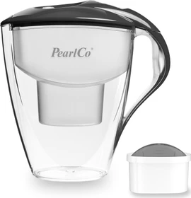 PearlCo Astra Tischwasserfilter inkl. Kartusche unimax protect+ anthrazit