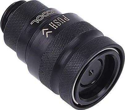 Alphacool Eiszapfen G1/4" AG Schnellverschluss Kupplung, deep black