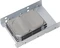 SilverStone SDP08 Lite, 3.5" Einbaurahmen, vernickelt, grau Vorschaubild