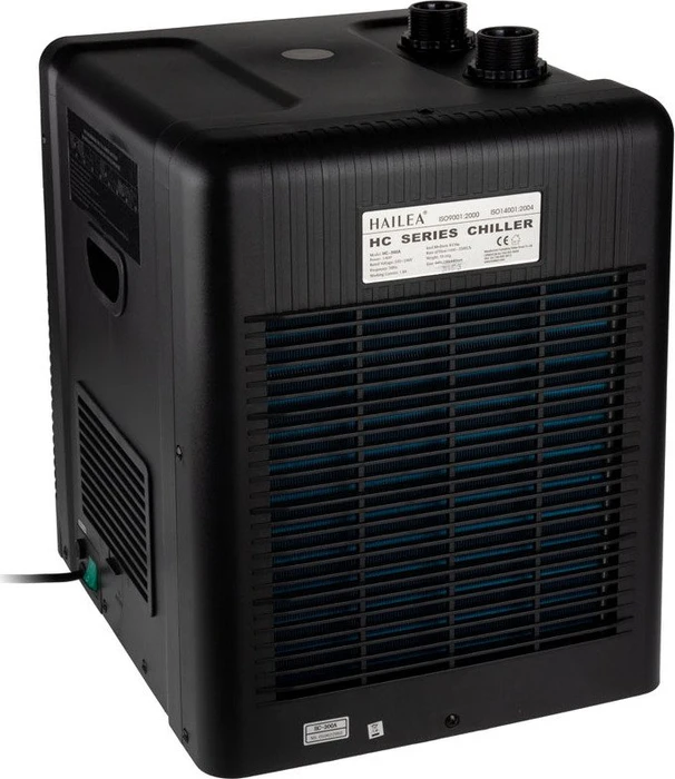 Hailea HC Series 300A Aquarienkühler, Durchlaufkühler mit Kompressor, 100-, schwarz