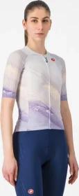 Castelli Aero Race 8S Trikot kurzarm multicolor purple (Damen)
