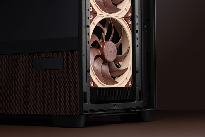 Antec Flux Pro Noctua Edition, schwarz/braun, Glasfenster