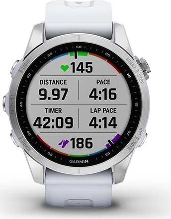 Garmin Fenix 7S silver/whitestone
