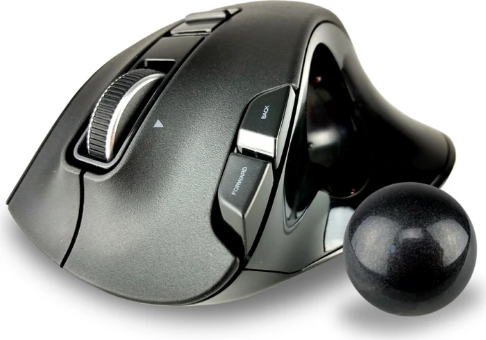 Elecom EX-G M-XT3DRBK Wireless Trackball schwarz, Rechtshänder