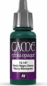 Vallejo Game Color rev.1 Extra Opaque heavy blackgreen, 17ml
