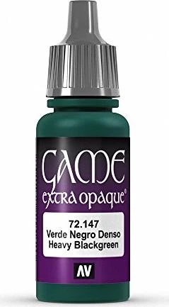 Vallejo Game Color rev.1 Extra Opaque heavy blackgreen, 17ml
