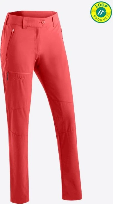 Maier Sports Lulaka Loop Hose lang red orcher (Damen)