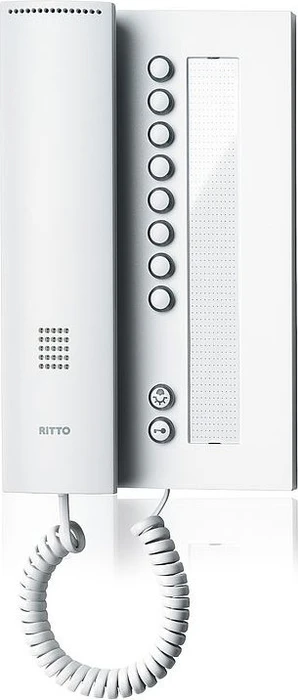 Ritto Wohntelefon Komfort mit ED-Türöffnerautomatik weiß, Türsprechanlage
