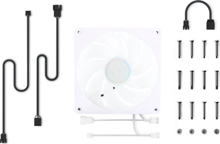 Alphacool Apex Stealth Metall Aurora Weiß 2000rpm, 140mm