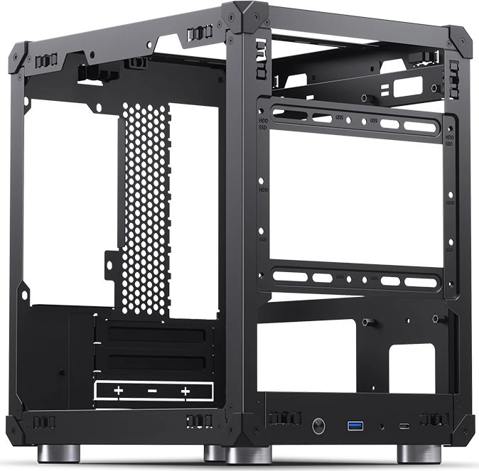 Jonsbo C6 Black, schwarz