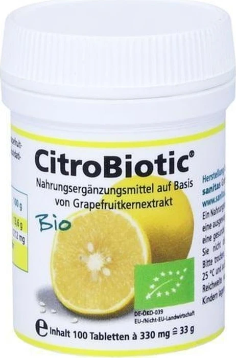 Sanitas CitroBiotic Tabletten, 100 Stück
