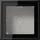 Jung Serie LS Aufputz-Kappe 1fach, schwarz (LS 581 A SW)