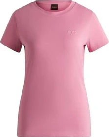 Hugo Boss Logo T-Shirt kurzarm open purple (Damen)